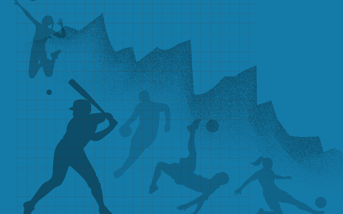 graph of different sports player
